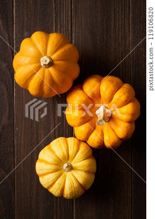 Halloween decorative pumpkins 119106820