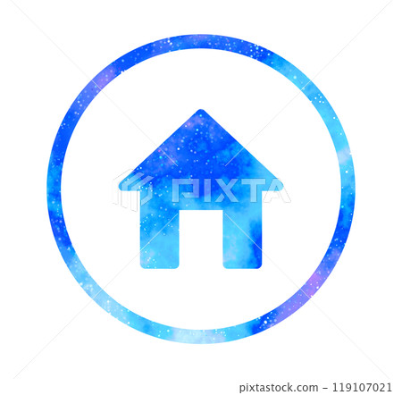 Marble starry sky | Home icon 119107021