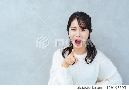 An angry woman An angry woman 119107295