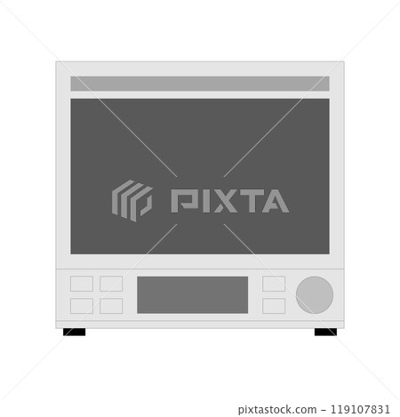 底部有開關的微波爐插圖 119107831