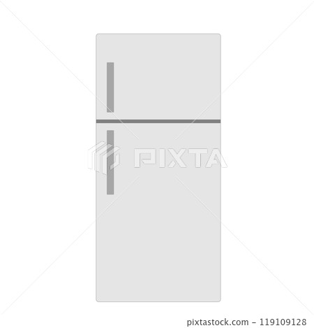Simple illustration of a refrigerator for single-person living 119109128