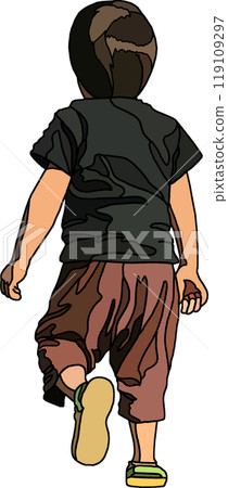 Anime style children illustration, transparent background Anime style children illustration, transparent background 119109297