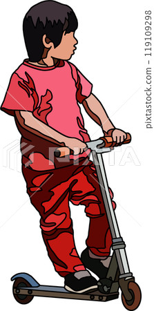 Anime style children illustration, transparent background Anime style children illustration, transparent background 119109298