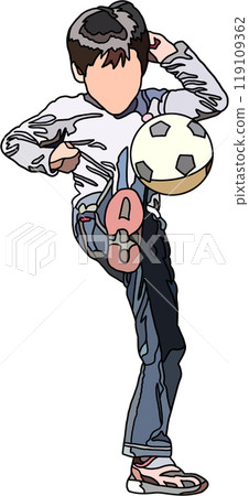 Anime style children illustration, transparent background Anime style children illustration, transparent background 119109362