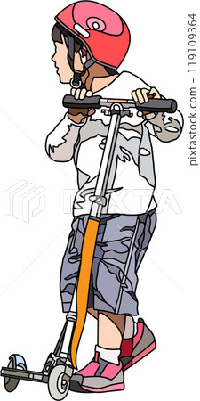Anime style children illustration, transparent background Anime style children illustration, transparent background 119109364