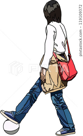 Anime style children illustration, transparent background Anime style children illustration, transparent background 119109372