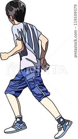 Anime style children illustration, transparent background 119109379