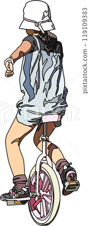 Anime style children illustration, transparent background 119109383