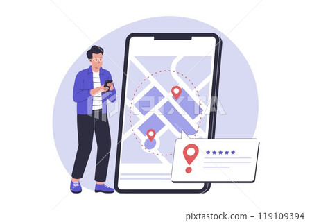 Geofencing as map area boundary for business Geofencing as map area boundary for business 119109394