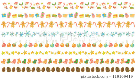 Christmas image decorative border set decoration 119109419