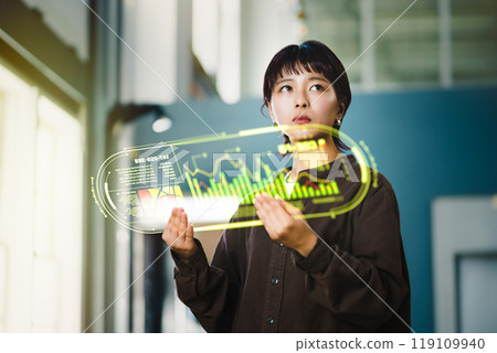 賽博朋克全息圖 119109940