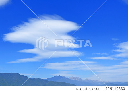 北阿爾卑斯山和秋天的天空 北阿爾卑斯山和秋天的天空 119110880