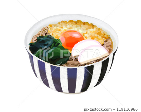 Tsukimi Soba (Blue and White Bowl) 119110966