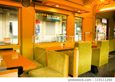 Tourist train: Rapid ○○ no Hanashi (car 2) Tourist train: Rapid ○○ no Hanashi (car 2) 119111260