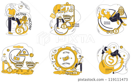 Salary earnings vector illustration. Making money is art form mastered by those who paint their canvas with salary earnings Reward, crown kings, awaits those who navigate journey salary earnings Salary earnings vector illustration. Making money is art form mastered by those who paint their canvas with salary earnings Reward, crown kings, awaits those who navigate journey salary earnings 119111473