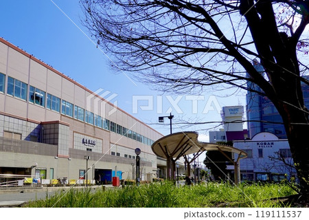 大阪府豐中市岡町北阪急寶塚本線岡町站西口站名牌 大阪府豐中市岡町北阪急寶塚本線岡町站西口站名牌 119111537