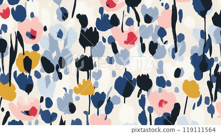 Stylish floral pattern 119111564
