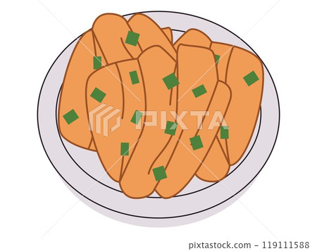 Pisang goreng Indonesia traditional food snack banana fritter fried street food culinary dessert design icon set colorful Pisang goreng Indonesia traditional food snack banana fritter fried street food culinary dessert design icon set colorful 119111588