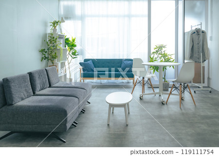 帶沙發的現代室內裝飾 119111754