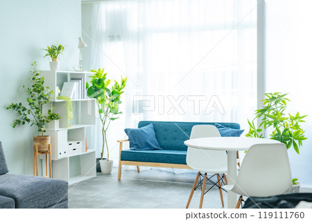 帶沙發的現代室內裝飾 119111760