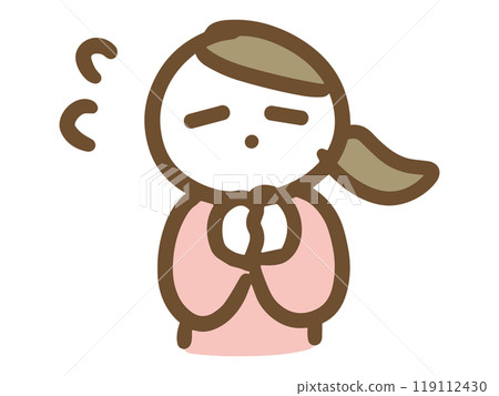 一個女人看起來很抱歉 119112430