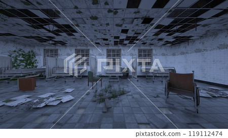 Abandoned Hospital Room Abandoned Hospital Room 119112474