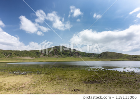熊本縣阿蘇九重國立公園草千里濱和烏帽山 119113006