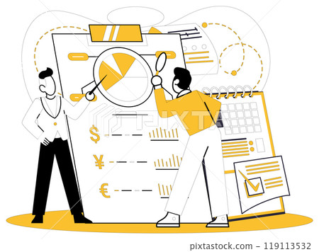 Credit score vector illustration. The credit score concept is guiding star, navigating businesses through economic galaxy Information becomes currency financial exchange, traded and verified Credit score vector illustration. The credit score concept is guiding star, navigating businesses through economic galaxy Information becomes currency financial exchange, traded and verified 119113532