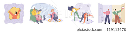 Boundary vector illustration. Protecting our personal boundaries contributes to our mental and emotional well being in social settings Psychology studies intricate relationship between boundaries 119113678