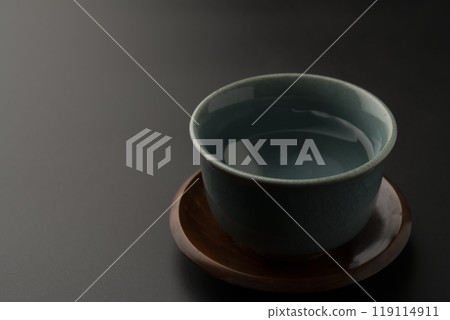 Hot water: Hot water in a teacup Hot water: Hot water in a teacup 119114911