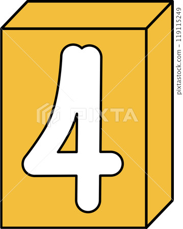 Doodle number 4 in yellow box. 119115249