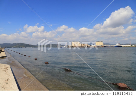 Artificial island Tamashima Harborland 119115455