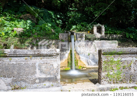 Panoramic view of Ikigankaa (Men's River) Tamagusuku, Nanjō City, Okinawa Prefecture 119116055