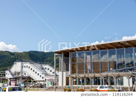 Scenery of Tazawako Station in Akita Prefecture 119116264