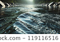 美麗的河流風景，水從山上流下來 119116516