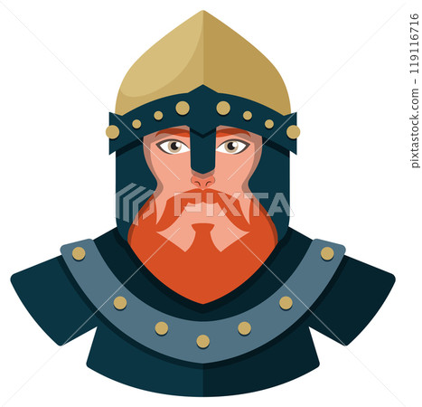 Medieval Knight Vector Illustration 119116716