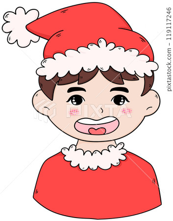 Boy singing Christmas carols Boy singing Christmas carols 119117246