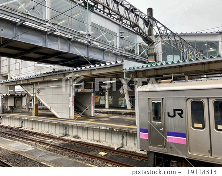 秋田縣大曲站月台 119118313