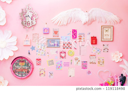 可愛的粉紅色內飾 可愛的粉紅色內飾 119118498