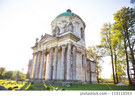 Baroque Roman Catholic church of St. Joseph in Pidhirtsi. Pidhirtsi village is located in Lviv province, Western Ukraine Baroque Roman Catholic church of St. Joseph in Pidhirtsi. Pidhirtsi village is located in Lviv province, Western Ukraine 119118563