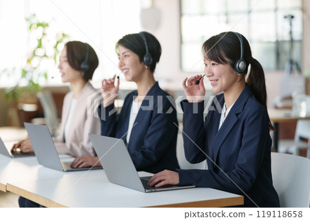 Female Operator 119118658