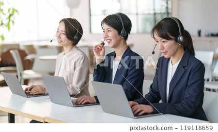Female Operator 119118659