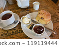 Cream tea 119119444
