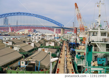 Osaka Taisho Inner Harbor Scenery Osaka Taisho Inner Harbor Scenery 119119493