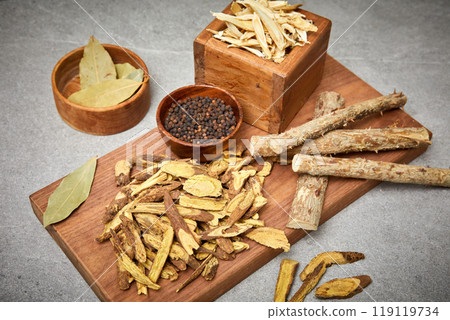 food, brown, healthy, cooking ingredients, herbal medicine, herbal medicine ingredients 119119734