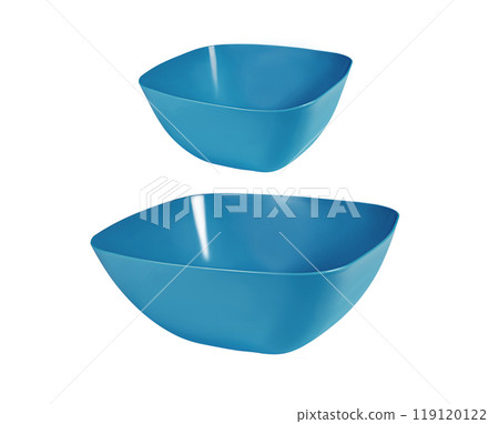 empty plastic bowl isolated on white background. Set of plastic bowls set empty plastic bowl isolated on white background. Set of plastic bowls set 119120122