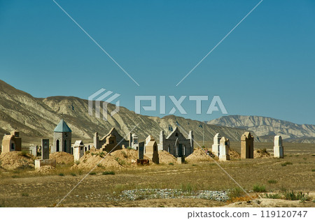Naryn river valley, Ancient cemetery Naryn river valley, Ancient cemetery 119120747