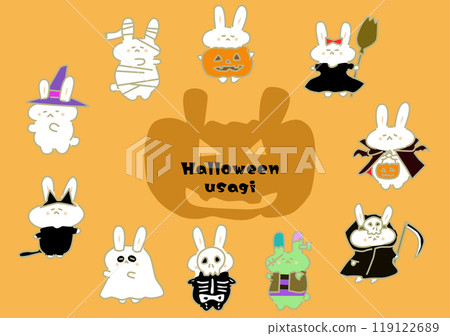 Rabbit Halloween Rabbit Halloween 119122689