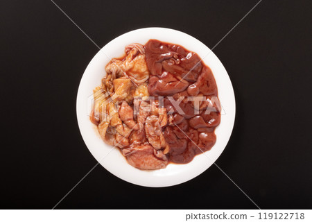 Chicken offal mix (chicken liver, chicken skin) 119122718