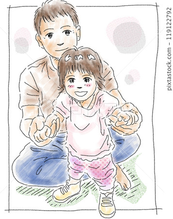 Daddy and baby 119122792